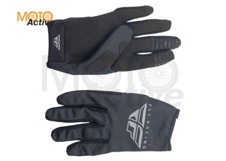 Перчатки FLY RACING LITE , черный/серый